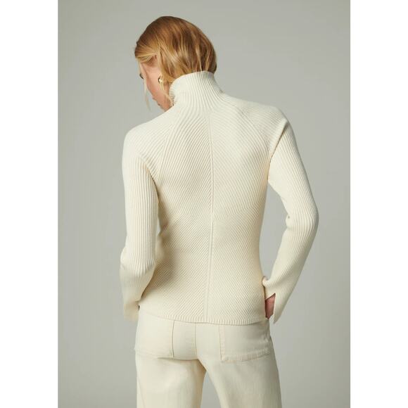 Joe's Jeans The Palmer Turtleneck - Milk NWT SIZE XS M - Picture 4 of 7